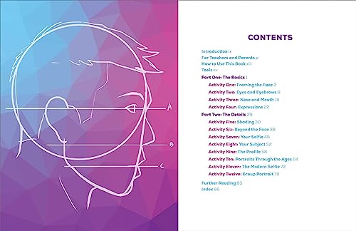 Portrait Drawing for Kids: A Step-By-Step Guide to Drawing Faces (Drawing for Kids Ages 9 to 12)