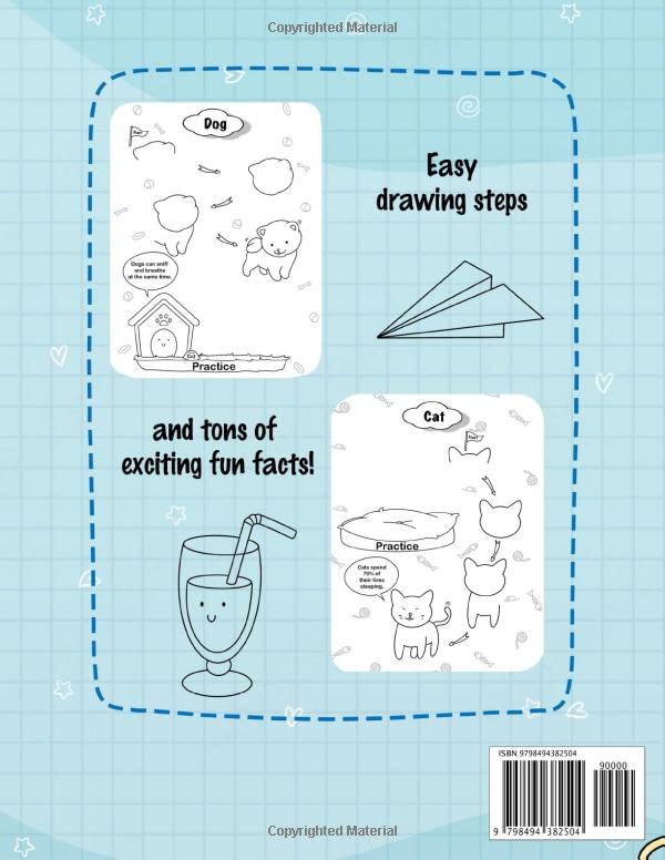 How To Draw 101 Things For Kids: Simple And Easy Drawing Book With Animals, Plants, Sports, Foods,...Everythings