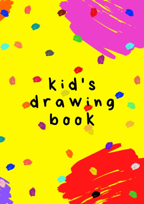 Kid's Drawing Book: 120 Blank Pages A4 Drawing Pad For Children | Large Plain Paper Sketch Book For Drawing Practice | Gift For Boys, Girls, ... Kindergarten | Thick 90 gsm White Paper