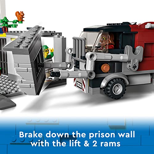 LEGO 60316 Building Set, City Police Station with Van, Garbage Truck and Helicopter Toys, Gifts for 6 Plus Year Old Kids, Boys and Girls with 5 Minifigures and Dog Toy, Multicolour