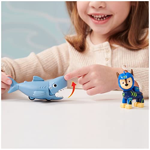 Paw Patrol, Aqua Pups Chase and Shark Action Figures Set, Kids’ Toys for Ages 3 and up