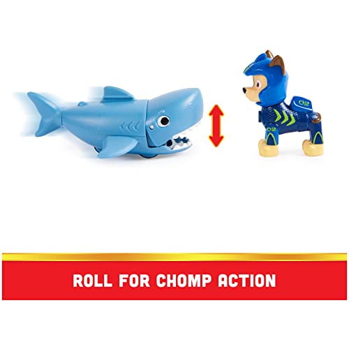 Paw Patrol, Aqua Pups Chase and Shark Action Figures Set, Kids’ Toys for Ages 3 and up