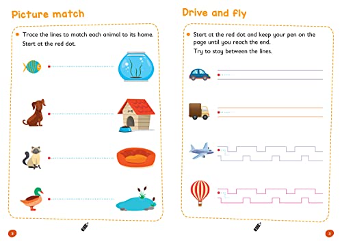 Pen Control Age 3-5 Wipe Clean Activity Book: Ideal for home learning (Collins Easy Learning Preschool)