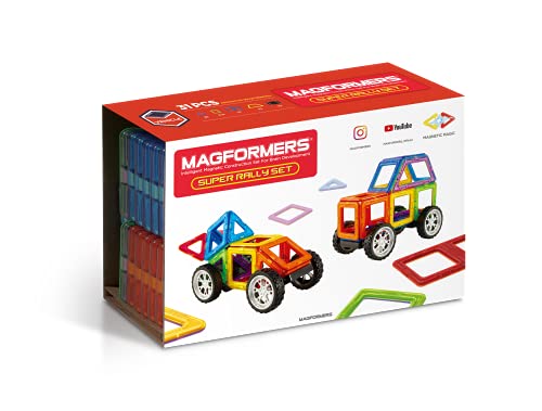 Magformers Super Rally 31-Piece Magnetic Construction Set