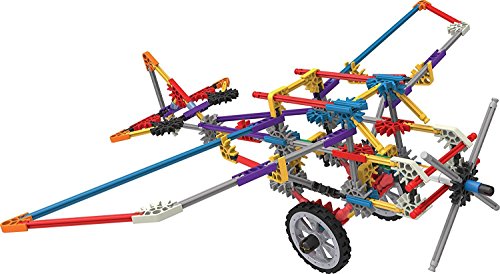 K'NEX Creation Zone Building Set 50 Model 417 Piece Educational Learning Kit with Storage Tub, Engineering Construction Toys for Kids 5+ Basic Fun 16511