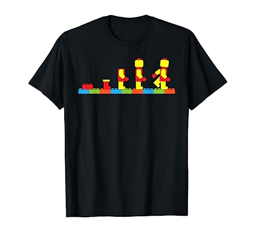 Bricks Evolution Master Builder Building Blocks T-Shirt