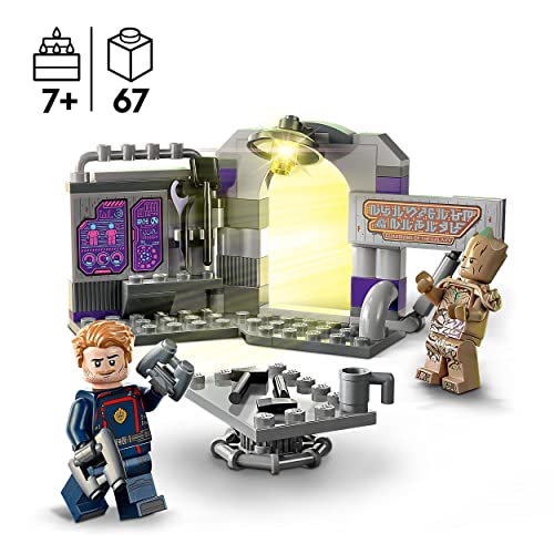 LEGO 76253 Marvel Guardians of the Galaxy Headquarters Volume 3 Set with Groot and Star-Lord Minifigures & 76212 Marvel Shuri's Lab, Black Panther Construction Learning Toy with Minifigures