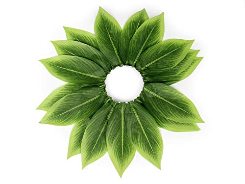 AmzBarley Boys Maui Costume Hula Skirt Palm Leaf Grass Skirts Dress up Accessories Kids Childs Birthday Party Halloween Cosplay