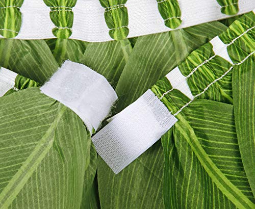 AmzBarley Boys Maui Costume Hula Skirt Palm Leaf Grass Skirts Dress up Accessories Kids Childs Birthday Party Halloween Cosplay
