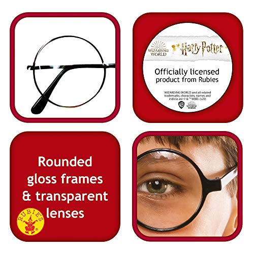 Rubie's Official Harry Potter Glasses Fancy Dress Accessory, Black, One Size
