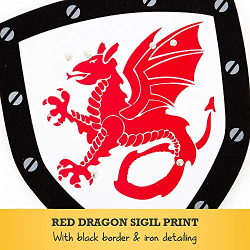 Kids Knight Dress Up Accessories Set 3+, EVA Foam Sword and Shield - Pretend Play Fancy Dress Kids Costume, Soft Play Toys for Kids | Fancy Dress for Kids & Toddlers by Pretend to Bee