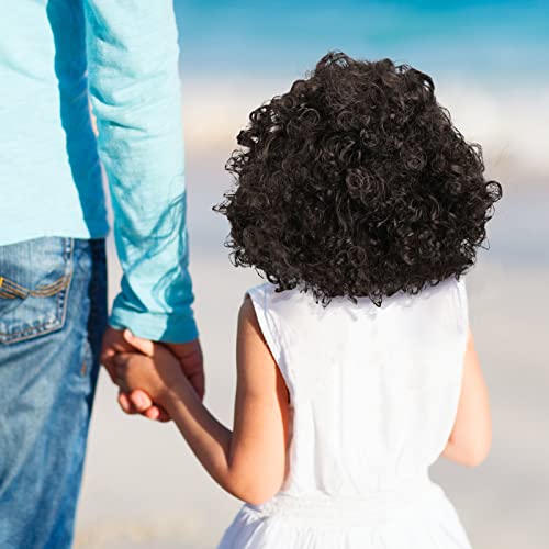 TAROME Encanto Party Decoration Kids Mirabel Cosplay Wig with Green Round Glasses Frame Mirabel Wig Sets for Girl Daughter Magic Movie Themes Birthday Party Halloween Dress Up