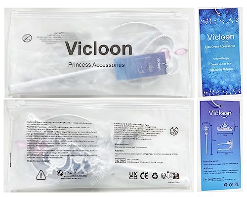 Vicloon Elsa Cloak with Eyemask,Snow Queen Cape Party Outfit Fancy Dress Cape Robe Costume Princess Cosplay Fits most Kids (Pink)