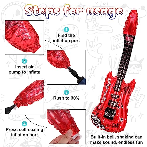 Heyu-Lotus 8 Pcs Punk Gothic Rocker Costume Set Disco Rock Star Fancy Dress Kids Boys and Girls Costume Accessories with Gloves, ring, Bracelet, Bandana for Women Men Adult Halloween Party Supplies