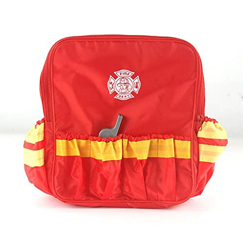 7 pcs Easy to Fireman costume for Kids and fireman toys - Fire Toys Role Play Accessories great for Halloween,Dress Up,Pretend Play,for Kids