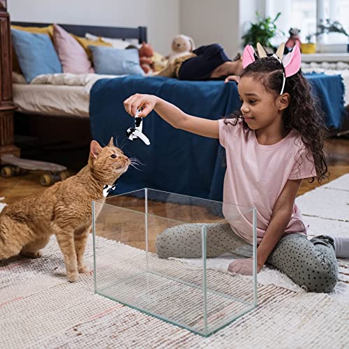 Ailesiy Pink Cow Costume Set with Black White Polka Dot Tutu Skirt Cow Ear Headband Tail Bow Tie Cow Cosplay Set Dress Up Halloween Cosplay Party Accessories for Boys Girls