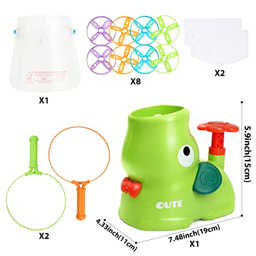 Sitodier Outdoor Toys for kids, Outside Flying Discs Launcher Toy for Kids Ages 4-8, Garden Activity Toy Catching Chasing Game for Boys Girls 3 4 5 6 7 8 9 Years Old, Outdoor Game for Beach Backyard