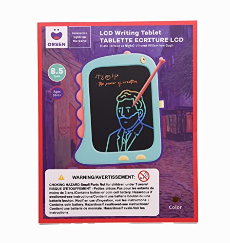 ORSEN Toddler Toys for 2 3 4 5 6 Year Old Boys Girls Gifts, LCD Writing Tablet 8.5inch Kids Toys Doodle Board, Dinosaur Toys Drawing Pad, Birthday Gifts (Green)