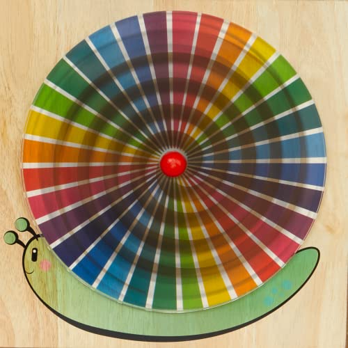 Battat – Wooden Activity Cube – Toddler Activity Center – Baby Play Cube – Bead Maze – CurioCity – 12 Months +