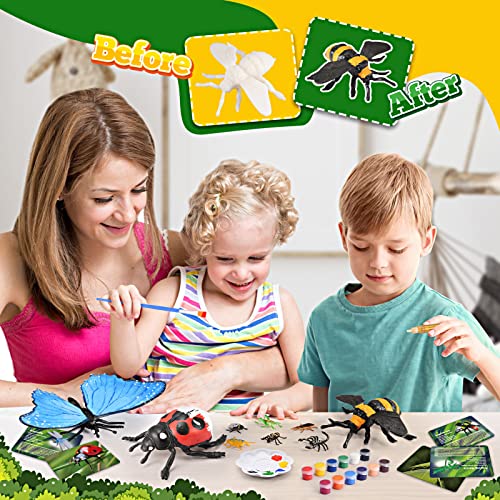 Tragik Toys for 3 4 5 6 7 8 Year Old Boys Girls, Craft Kits for Kids 2-10 Year Old Boy Girl Easter Gifts Paint Your Own Sets for Kids Activity Packs Educational Toys for 2-5 Year Olds Toy Bugs