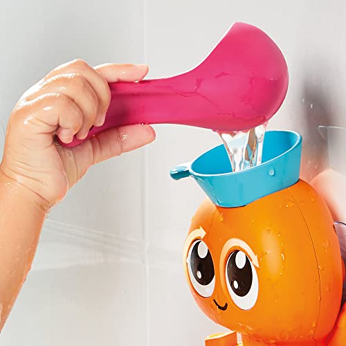 Toomies E73104 Tomy 7 in 1 Activity Octopus, Kids Toys for Water Play, Fun Bath Accessories for Babies and Toddlers, Suitable for 18 Months and Older, Multicoloured