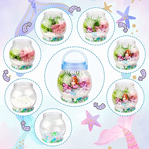 FHzytg DIY Light-Up Mermaid Terrarium Kit for Kids,3 Light Modes Mermaid Toys & Activities Kits Presents,Arts & Crafts Mermaid Gifts for Girls Age 4 5 6 7 8-12 Years Old,Birthday Gift, Bedroom Decor…