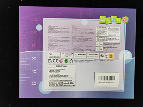 UNGLINGA 70 Lab Experiments Science Kits for Kids Age 4-6-8-12 Educational Scientific Toys Gifts for Girls Boys, Chemistry Set, Crystal Growing, Erupting Volcano, Fruit Circuits STEM Activities