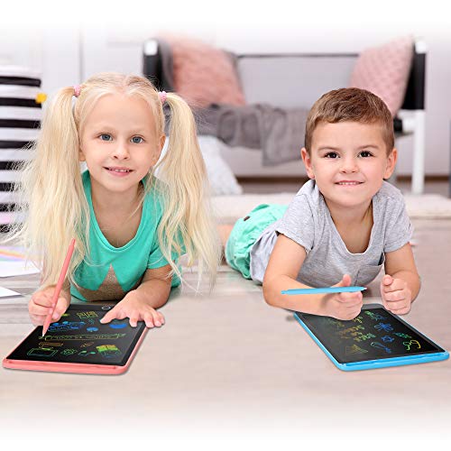 2 Pack LCD Writing Tablet - Colorful Screen Drawing Board 8.5inch Doodle Scribbler Pad Learning Educational Toy - Gift for Kids 3-6 Years Old Boy Girl (2 packs)