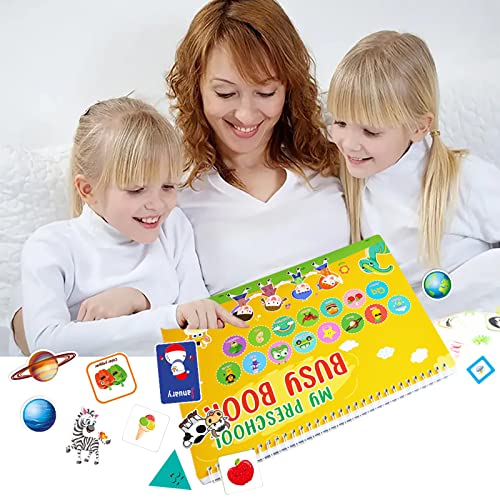 HDmirrorR Preschool Busy Book, 30 Themes Preschool Learning Activities for Kids, Montessori Toys for Toddlers, Educational Toys