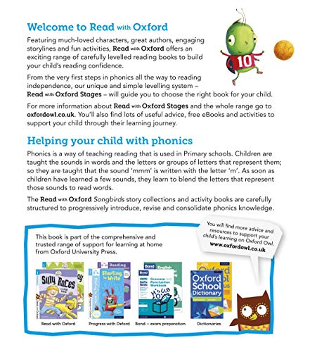 Read with Oxford: Stage 1: Julia Donaldson's Songbirds: Bob Bug and Other Stories