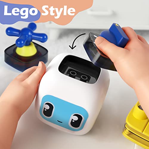 TOP BRIGHT Busy Cube for Toddlers Age 1-3 Year Old, Activity Cube Travel Toys for Kids, Educational Preschool Fidget Cube Sensory Toys Gift for Boys Girls