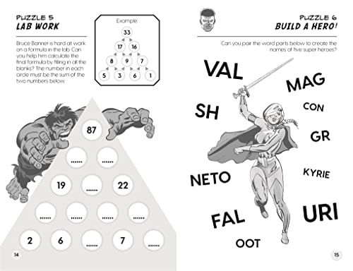 Marvel Brain Games: Fun puzzles for bright minds