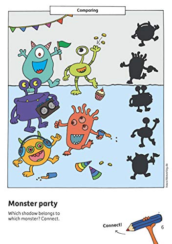 Preschool Activity Book for 5 Years - Boys and Girls - Logical thinking, Puzzles and Brainteasers: Colourful puzzle block - fun educational ... activity pads for kindergarten and preschool)