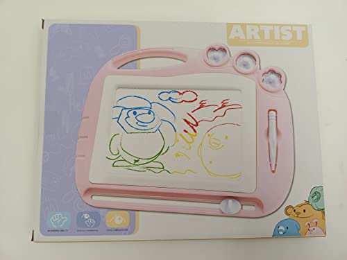 Magnetic Drawing Board Travel Size, Erasable Doodle Sketching Writing Board Pad Travel Games for Kids in Car, Early Education Learning Skill Development Toys for Girls Age 2 3 4 Year Old