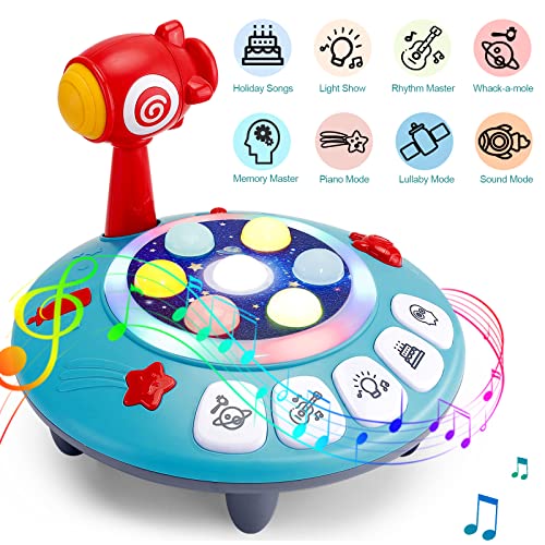 Sirecal Sensory Toys for 1 Year Old Boys - Whack A Mole Game Baby Musical Toys Early Development Educational Activity Toy Gifts for 1 Year Olds Boys Girls Toddlers Kids