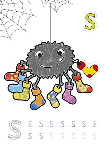Orchard Toys ABC Colouring and Activity Book, Helps Teach Alphabet, Educational Colouring Activity Book, Perfect for Kids Age 4 Years +, 21cm x 2cm x 29cm