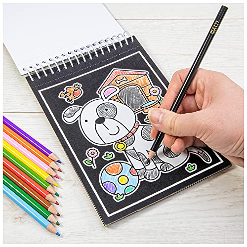 Galt Toys, Velvet Pictures - Animals, Colouring Books for Children, Ages 4 Years Plus, Multicolor, 14.8 x 1 x 21 centimeters