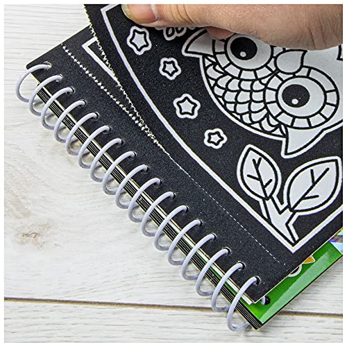 Galt Toys, Velvet Pictures - Animals, Colouring Books for Children, Ages 4 Years Plus, Multicolor, 14.8 x 1 x 21 centimeters