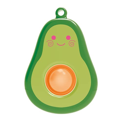 mciskin Simple Fidget Sensory Toy,Flipping Board Toy,Stress Relief Sensory Hand Toy,Sensory Toy Toddler Early Educational Toy,Brain Development Toy For kids Toddler (Green Avocado)