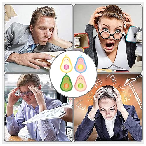 mciskin Simple Fidget Sensory Toy,Flipping Board Toy,Stress Relief Sensory Hand Toy,Sensory Toy Toddler Early Educational Toy,Brain Development Toy For kids Toddler (Green Avocado)