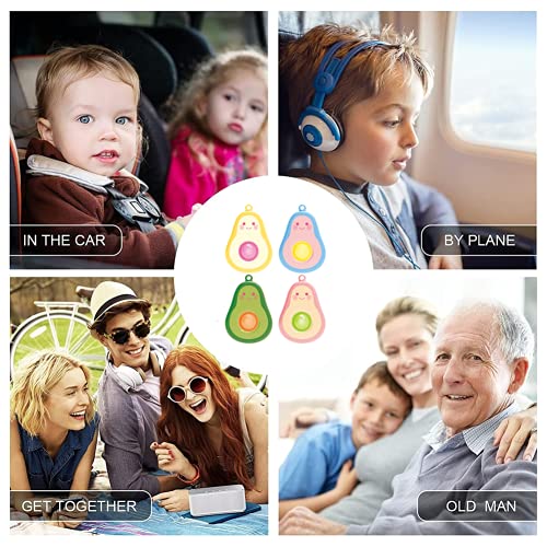 mciskin Simple Fidget Sensory Toy,Flipping Board Toy,Stress Relief Sensory Hand Toy,Sensory Toy Toddler Early Educational Toy,Brain Development Toy For kids Toddler (Green Avocado)