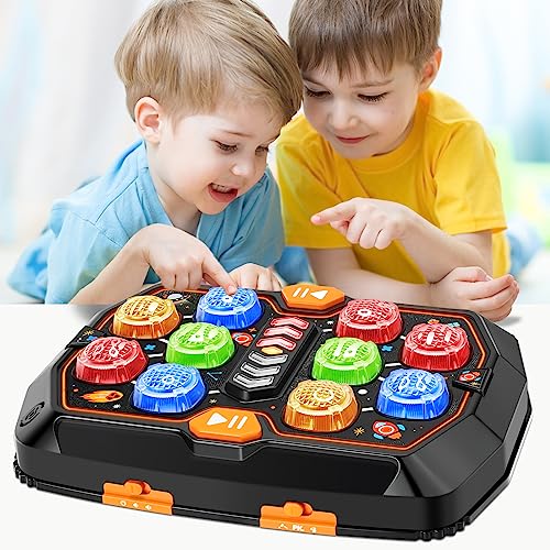 Toys for 3 Year Old Boys - Whack A Mole Game for Toddlers Interactive Kids Toys 1 2 3 4+ Year Old Boys Girls Sound Toys with Light Early Development Activity Games Montessori Gift Pounding Toys