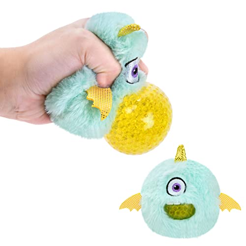 Vicloon Stress Balls for kids Fidget Toys, Stress Relief Balls, Hand Therapy Squeeze Exercise Stress Balls Finger Wrist,Colorful Fidget toy for Arthritis Hand, Finger, ADHD Anxiety (Blue)