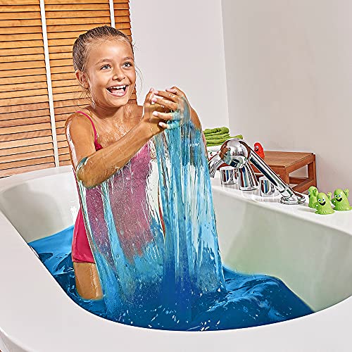 Slime Play Blue from Zimpli Kids, Magically turns water into gooey, colourful slime, Early Development & Activity Toy for Children, Educational Gift for Boys & Girls