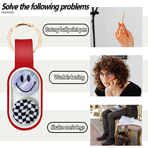 Magnetic Buckle Fidget Toy,Magnetic Fidget Toy Keyring,Finger Magnet Fidget Decompression Toy,Magnetic Ckate Sensory Flip Click Clack Push Keychain Fidget Toys Pack Gift for Kids Adults