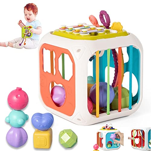 Fogray Baby Toys, Sensory Toys 6-12 Months, Montessori Toys for 1 Year Old, Toddler Shape Sorter Toys, Learning Educational Early Development & Activity Toys for Kids Age 1, Gifts For Boys Girls 1-3