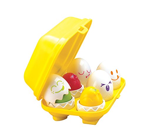 TOMY Toomies Hide and Squeak Eggs, Educational Shape Sorter Baby, Toddler and Kids Toy, Suitable For 6 Months and 1, 2 and 3 Year Old Boys and Girls