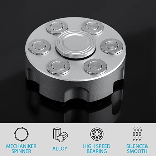 Cool Fidget Spinner Metal,Small Sensory Gadget Finger Hand Spinner Low Noise High Speed Focus Toy with Stainless Steel Bearing,Phoenix,Best Gift Party Favors Prizes For Kids Adults…