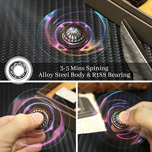 Snitch Fidget Spinner Metal Toy for Kids & Adults - Cool Magic Wizardly World Orb Finger Hand Spinner Toys Fidgets - Best Gift for Sensory Anti Anxiety Stress Relief, Quiet Desk Toys