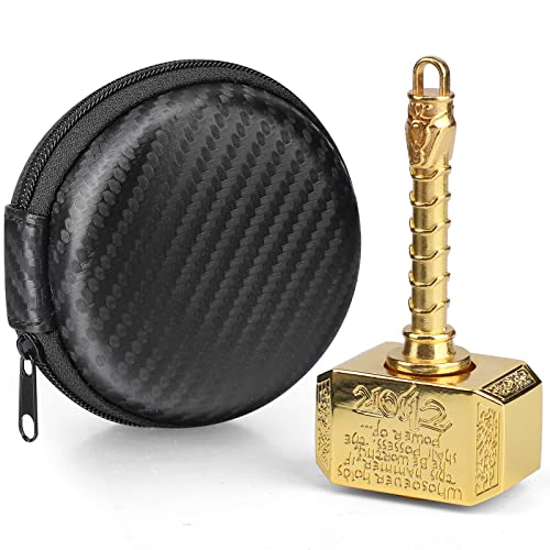 Thor Hammer Fidget Spinner Metal for Kids Adults, Fidgit Finger Hand Spinner Cube Blocks Chain Desk Spinning Top Toy For Home Office, Anti Anxiety Toy Fingertip Gyro Stress Relief